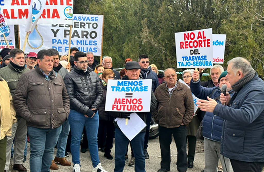 Los regantes luchan hoy de nuevo en Madrid en defensa del Trasvase